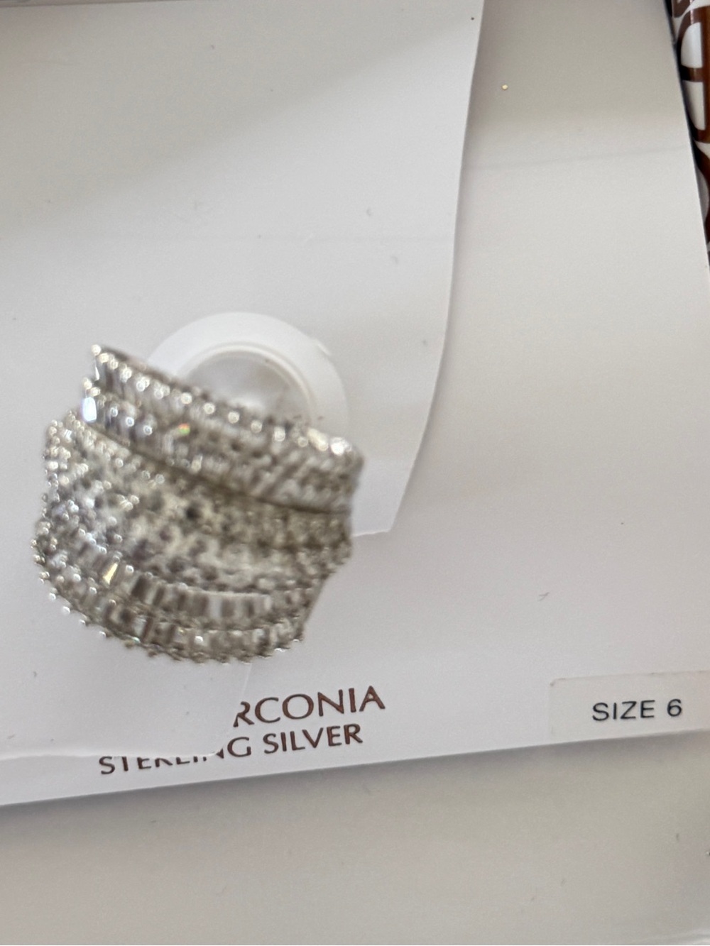 Giani Bernini Silver Multi-Row CZ Statement Ring 6
Cubic Zirconia - Picture 14 of 15